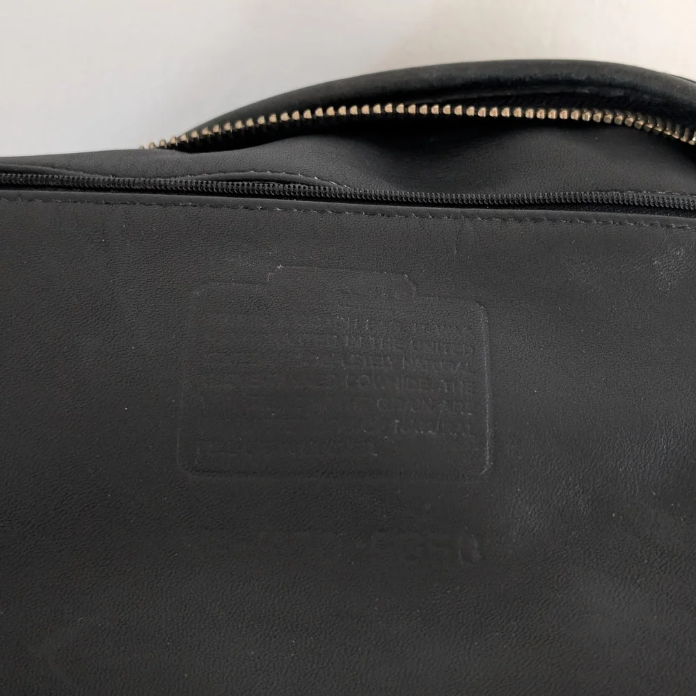 Coach Black Leather Shoulder Bag - Picture 6 of 8